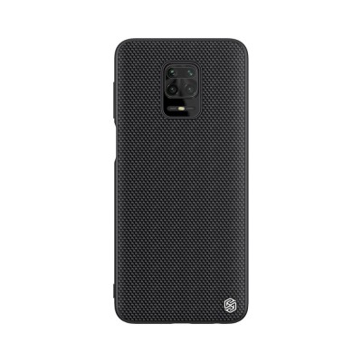 Nillkin Textured Case rugged cover with gel frame and nylon on the back Xiaomi Redmi Note 9 Pro / Redmi Note 9S black