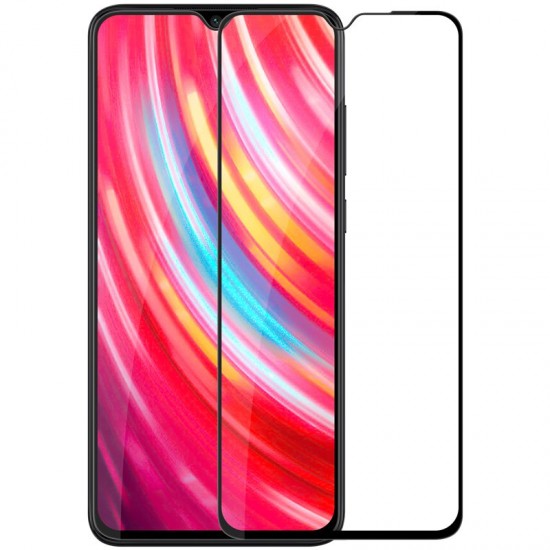 Nillkin XD CP+MAX Ultra Thin Full Coverage Tempered Glass with Frame 0.33 MM 9H for Xiaomi Redmi Note 8 Pro black