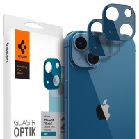 SPIGEN OPTIK.TR CAMERA PROTECTOR 2-PACK IPHONE 13 MINI / 13 BLUE COVER