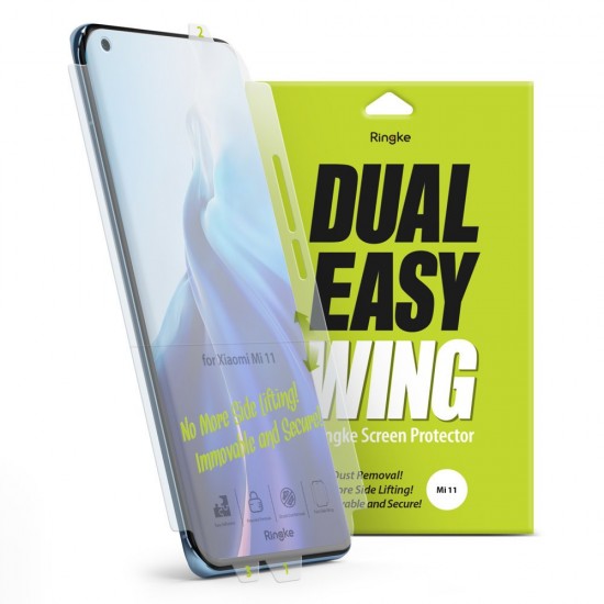 Ringke Dual Easy Wing 2x self dust removal screen protector Xiaomi Mi 11 (DWXI0005)