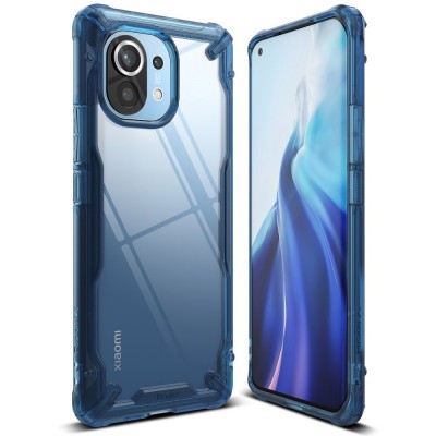 Ringke Fusion X durable PC Case with TPU Bumper for Xiaomi Mi 11 blue (FXXI0031)