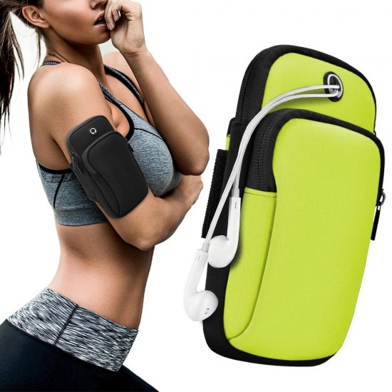 Running armband LDS-01 sports phone band case green