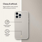 SPIGEN CYRILL LEATHER BRICK IPHONE 13 PRO MAX CREAM