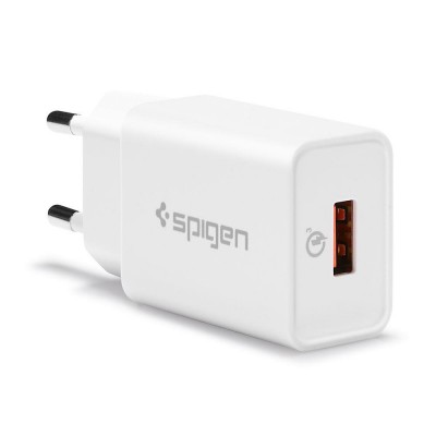 SPIGEN F111 QC3.0 NETWORK CHARGER WHITE