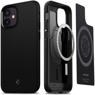 SPIGEN MAG ARMOR IPHONE 12 MINI MATTE BLACK