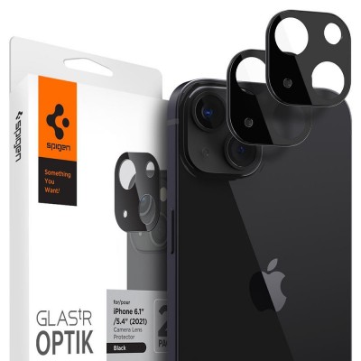 SPIGEN OPTIK.TR CAMERA PROTECTOR 2-PACK IPHONE 13 MINI / 13 BLACK COVER