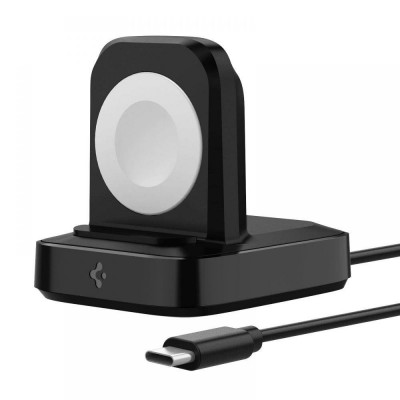 SPIGEN PF2002 POWERARC APPLE WATCH WIRELESS CHARGER BLACK