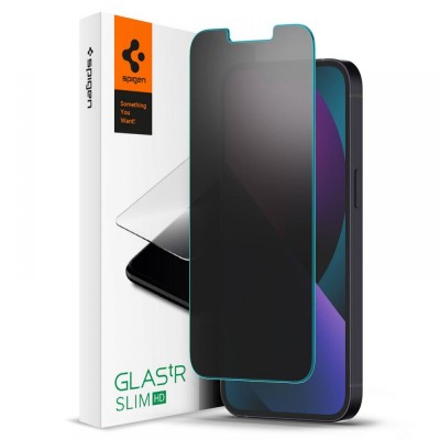 SZKŁO HARTOWANE SPIGEN GLAS.TR SLIM IPHONE 13 PRO MAX PRIVACY