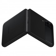 Samsung Leather Cover Genuine Leather case for Samsung Galaxy Z Flip 3 black (EF-VF711LBEGWW)