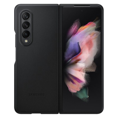 Samsung Leather Cover Genuine Leather case for Samsung Galaxy Z Fold 3 black (EF-VF926LBEGWW)