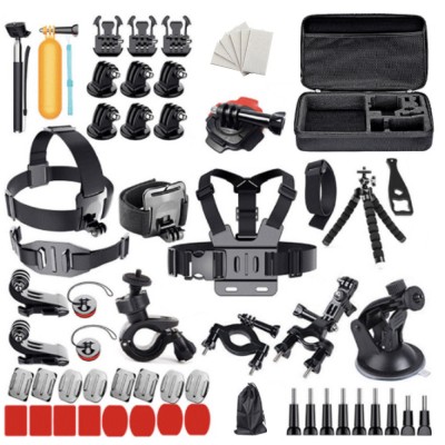 Set of universal 50 in 1 accessories for GoPro, DJI, Insta360, SJCam, Eken sports cameras (GoPro 50 in 1 set)