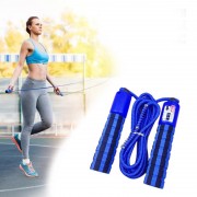 Skipping rope with a jump counter fitness crossfit red