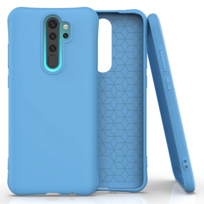 Soft Color Case flexible gel case for Xiaomi Redmi Note 8 Pro blue