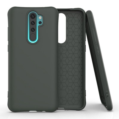 Soft Color Case flexible gel case for Xiaomi Redmi Note 8 Pro dark Πράσινο
