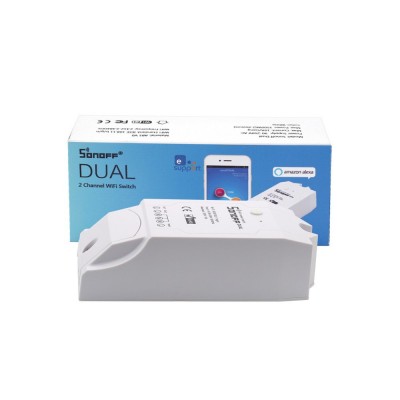 Sonoff DUAL R2 dual channel Wi-Fi Smart Switch white (IM160811001)