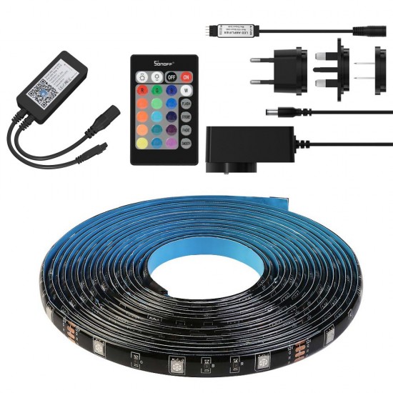 Sonoff L1-2M set of intelligent waterproof LED strip 2m RGB remote control Wi-Fi power supply (IM180529001)