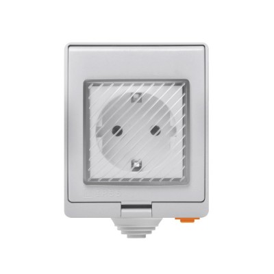 Sonoff S55TPE Smart Outdoor  Waterproof Electrical Outlet Wi-Fi DE Socket Type F White (IM190314004)