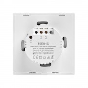 Sonoff T1EU1C-TX touch Wi-Fi wireless wall smart switche white + RF 433 (IM190314012)