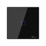 Sonoff T3EU1C-TX touch Wi-Fi wireless wall smart switches RF 433 MHz black (IM190314018)