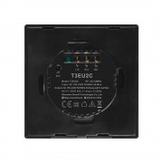 Sonoff T3EU2C-TX two-channel touch Wi-Fi wireless wall smart switches RF 433 MHz black (IM190314019)
