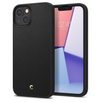 Spigen Cyrill Leather Brick case cover for iPhone 13 leather case (eco leather) black