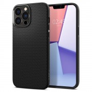 Spigen Liquid Air Case Cover for iPhone 13 Pro Max Thin Gel Cover Matte Black