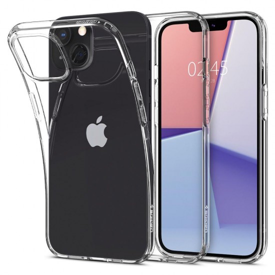 Spigen Liquid Crystal case cover for iPhone 13 mini thin gel cover transparent