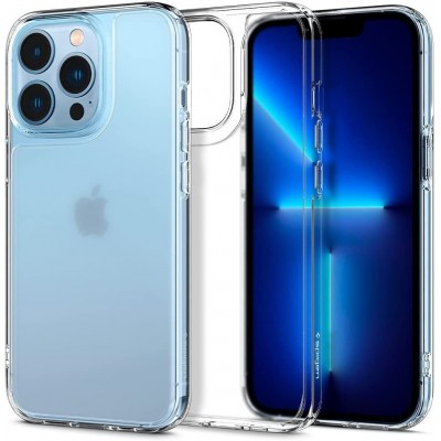 Spigen Quartz Hybrid Case Cover for iPhone 13 Pro Toughened Glass and TPU Armor Case Translucent