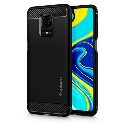 Spigen Rugged Armor Xiaomi Redmi Note 9s/9 Pro/9 Pro Max Matte Black