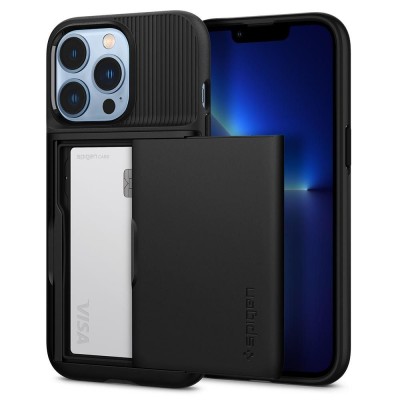 Spigen Slim Armor CS Case Cover for iPhone 13 Pro Armor Cover Card Wallet Black