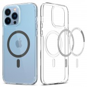 Spigen Ultra Hybrid Mag case cover for iPhone 13 Pro Max armored MagSafe compatible case graphite