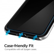 TEMPERED GLASS SPIGEN ALM GLAS.TR SLIM 2-PACK IPHONE 11