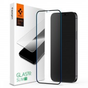 TEMPERED GLASS SPIGEN GLASS FC IPHONE 12 PRO MAX BLACK