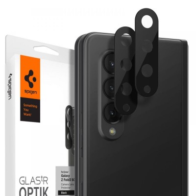TEMPERED GLASS SPIGEN OPTIK.TR CAMERA LENS GALAXY FOLD 3 BLACK