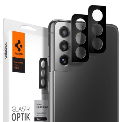 TEMPERED GLASS SPIGEN OPTIK.TR CAMERA LENS GALAXY S21 BLACK