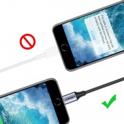 Ugreen 3,5 mm mini jack - Lightning MFI (Made For iPhone) adapter cable 10 cm black (US211 30756)