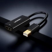 Ugreen 1080p HDMI (female) - Mini DisplayPort (male - Thunderbolt 2.0) adapter cable white (MD112 10460)