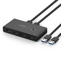 Ugreen 4x USB 3.2 Gen 1 HUB sharing switch box black (US216 30768)