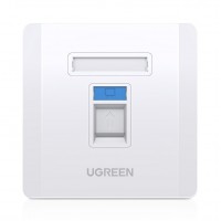 Ugreen 5x wall socket internet LAN RJ45 86 mm x 86 mm white (80181 NW144)