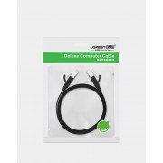 Ugreen Ethernet patchcord cable RJ45 Cat 6 UTP 1000 Mbps 0,5 m black (50183)