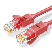 Ugreen Ethernet patchcord cable RJ45 Cat 6 UTP 1000Mbps 1 m red (NW102 80829)