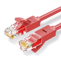 Ugreen Ethernet patchcord cable RJ45 Cat 6 UTP 1000Mbps 2 m red (NW102 80830)