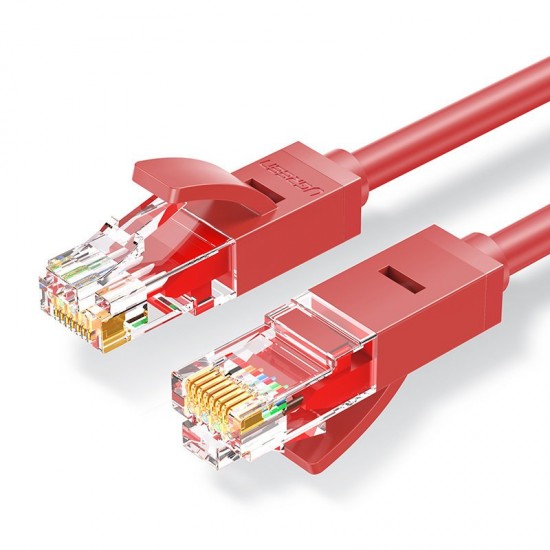 Ugreen Ethernet patchcord cable RJ45 Cat 6 UTP 1000Mbps 2 m red (NW102 80830)