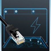 Ugreen Ethernet patchcord cable RJ45 Cat 6 UTP 1000Mbps 20m black (20166)