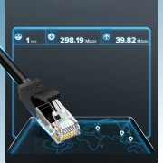 Ugreen Ethernet patchcord cable RJ45 Cat 6 UTP 1000Mbps 3 m blue (NW102 11203)