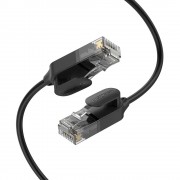 Ugreen Ethernet patchcord cable RJ45 Cat 6A UTP 1000Mbps 2 m black (70334)