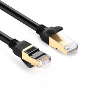 Ugreen Ethernet patchcord cable RJ45 Cat 7 STP LAN 10 Gbps 1 m black (NW107 11268)
