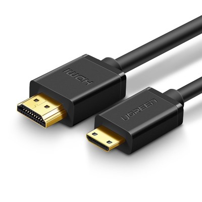 Ugreen HDMI (male) - mini HDMI (male) cable 3D Ethernet ARC 1 m black (HD108 10195)