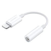 Ugreen MFI Adapter from Lightning to headphones jack 3,5 mm port white (US212 30759)