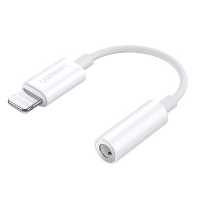Ugreen MFI Adapter from Lightning to headphones jack 3,5 mm port white (US212 30759)